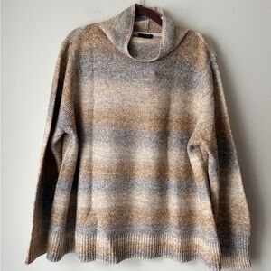 J. Jill Neutral Tones Cowl Neck Sweater